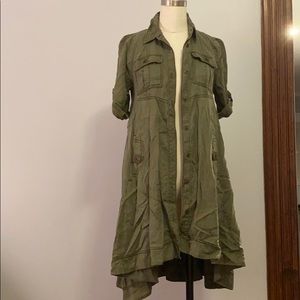 Anthropologie Holding Horses Utility Tunic